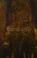 Fejér Sándor (1876-1915): Libapásztorlány. Olaj, vászon, jelezve balra lent, 110×62 cm. KIZÁRÓLAG SZ...