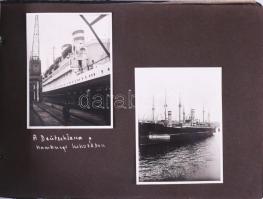 1935 Látogatás a náci Németországban. Magyar mérnök utazásán készített fotóalbum, Az elején korabeli...