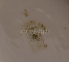 Zsolnay tollazott szélű 5 személyes kávés készlet, jelzett, kis kopással