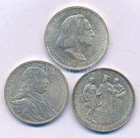1935. 2P Ag "Pázmány" + 2P Ag "Rákóczi" + 1936. 2P Ag "Liszt Ferenc" -...