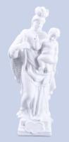 Herendi Toporci Madonna. Terv.: Gácser Kata. Fehérmázas, jelzett, hibátlan, m: 24,5 cm