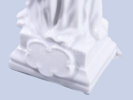 Herendi Toporci Madonna. Terv.: Gácser Kata. Fehérmázas, jelzett, hibátlan, m: 24,5 cm