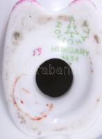 Hollóházi art deco nyúl. Jelzett, fülén egy kopással, m: 10,5 cm, ritka!