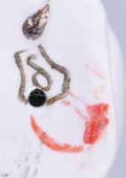 Hollóházi és Drasche nyúl figurák, jelzett, hibátlan, m: 8 cm alatt