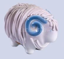 Aquincum aquazur kos. Terv: Ősz Szabó Antónia. Jelzett, hibátlan, 6,5x4,5 cm