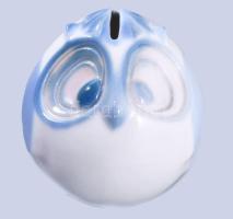 Aquincum aquazur bagoly persely. Jelzett, hibátlan, m: 8 cm