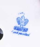 Aquincum aquazur teknős. Terv: Ősz Szabó Antónia. Jelzett, hibátlan, h: 8,5 cm