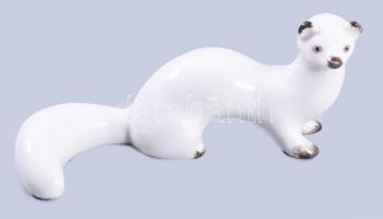 Polonne nyest figura, jelzett, hibátlan, h: 14 cm