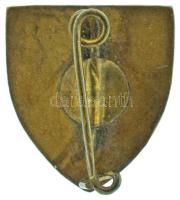 1936-1940 k. "Egyesült Országos Keresztényszocialista és Magyar Nemzeti Párt" zománcozott ...