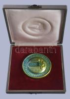 1974. "IX. ORSZÁGOS VIRÁGKÖTÉSZETI VERSENY DEBRECEN" eozin mázas Zsolnay porcelán emlékpla...