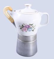 Hollóházi kávéfőző, m: 21 cm