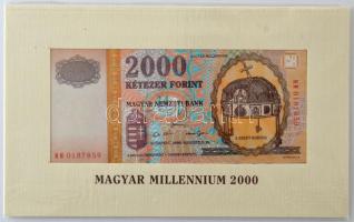 2000. 2000Ft "Millenium" "MM 0187859" eredeti díszcsomagolásban T:UNC Adamo F56A