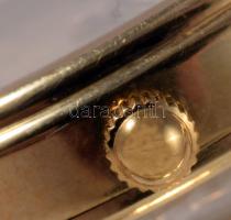 Nubia 14k arany (Au) karóra, arany szíjjal, Jelzett, új állapotban. br 30,6 g 24x22 mm díszdobozban