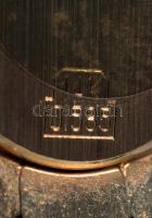 Nubia 14k arany (Au) karóra, arany szíjjal, Jelzett, új állapotban. br 30,6 g 24x22 mm díszdobozban