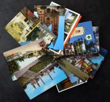 300 db MODERN magyarországi színes város képeslap, jó minőségben (1960-2000) / 300 modern Hungarian coloured town postcards in good condition