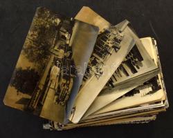 100 db MODERN fekete-fehér magyarországi város képeslap / 100 modern black and white Hungarian town postcards