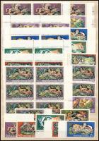 1971 Vadászati világkiállítás 14 db sor + 7 db blokk két oldalas A4-es berakólapon (9.350)