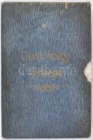 1903 A Dunavölgy vízszabályozási átnézeti térképe, összeáll. Vályi Béla, 1:400 000, vászontérkép két...