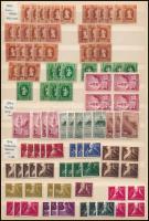 Kis több példányos tétel az 1946-1949 közötti időszakból, kétoldalas A4-es berakólapon (~20.000)