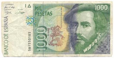 Spanyolország 1992. 1000P T:F Spain 1992. 1000 Pesetas C:F Krause P#163