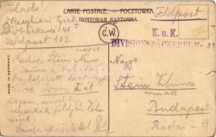 Zsidó férfi, héber felirat. Judaika / Jewish man, Hebrew text. Judaica + "K.u.k. Divisionsbäcke...