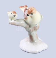 Aquincum madárpár, jelzett, hibátlan, m: 8,5 cm