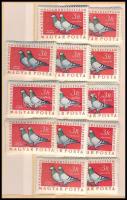 1957 Magyarországi galambfajták 13 db sor (10.400)