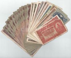 Vegyes 26db-os, főleg Pengő bankjegytétel T:F,VG