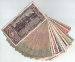 Vegyes 26db-os, főleg Pengő bankjegytétel T:F,VG