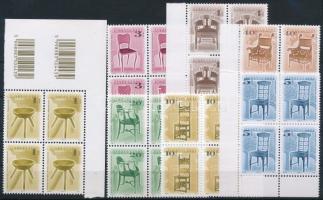 Antik bútorok 7 klf négyestömb selyemfényű gumival