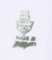 Zsolnay hattyú. Terv: Sinkó András. Jelzett, hibátlan, 15x9 cm