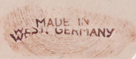 Német fedeles söröskorsó, jelzett, hibátlan, m: 18 cm