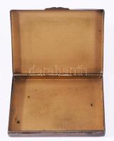 Régi réz cigarettatárca, 5,5x7,5 cm