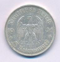 Német Harmadik Birodalom 1934A 5M Ag "Garnisonkirche" T:XF,VF German Third Reich 1934A 5 Reichsmark Ag "Garnisonkirche" C:XF,VF Krause KM#83
