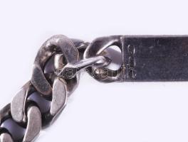 Ezüst (Ag) karkötő, jelzett, nettó 30g