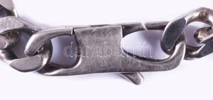 Ezüst (Ag) karkötő, jelzett, nettó 30g