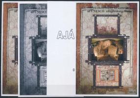 2022/04 Pécs - UNESCO 4 darabos emlékív garnitúra (30.000)