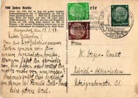 1237-1937 700 Jahre Stadt Berlin / Berlin's 700th anniversary, NSDAP German Nazi Party propagan...