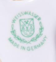 Weiswasser kínáló. Matricás, jelzett, hibátlan 9 cm