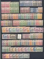 1916-1919 Kis tétel kétoldalas A4-es berakólapon (~12.000)