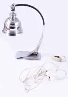 Krómozott asztali lámpa, jó állapotban, m: 31 cm