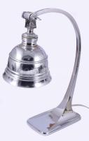Krómozott asztali lámpa, jó állapotban, m: 31 cm