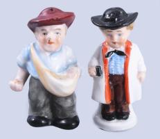 Só és borsszóró kis figurák, jelzés nélkül, hibátlan 6 cm