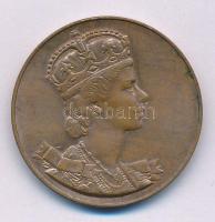 Kanada 1953. "II. Erzsébet" bronz, kétoldalas emlékérem (33mm) T:AU
Canada 1953. "El...