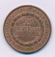 1908-1946. "A KATH. HÁZIASSZONYOK ORSZ. SZÖV. SZT. ZITA KÖRÉTŐL - HŰSÉG ÉS SZORGALOM JUTALMÁUL" egyoldalas bronz jutalomérem, mellszalag és fül nélkül (31mm) T:XF patina