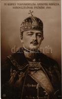 1916 IV. Károly Magyarország Apostoli királya koronázásának emlékére. Pietzner 6079. / Charles I of Austria's coronation