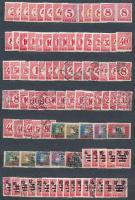 1926-1941 Kis portó tétel kétoldalas A4-es berakólapon (~14.000)