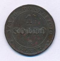 Olasz Államok / Pápai Állam 1867R 1S / 5c Cu T:XF
Italian States / Papal States 1867R 1 Soldo / 5 C...