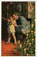 Die besten Weihnachtsgrüsse! / Első világháborús osztrák-magyar katonai karácsonyi üdvözlet. M. Munk Wien Nr. 1008. / WWI K.u.k. military Christmas greeting s: F. Kuderna