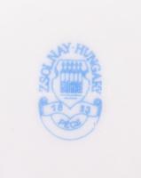 Zsolnay 3 darab bögre, jelzett, m: 10 cm